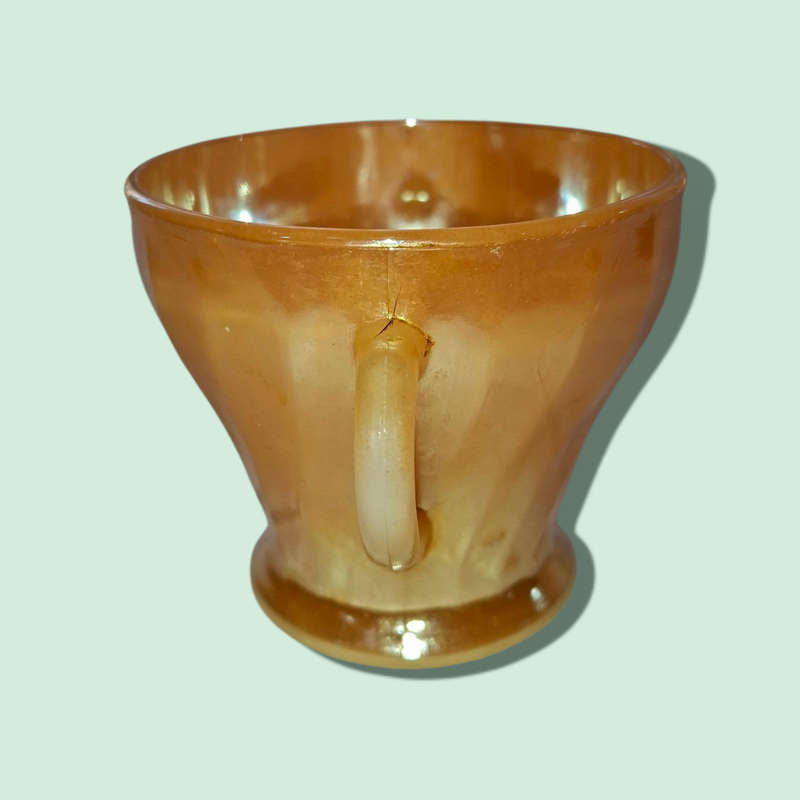 Vintage Anchor Hocking Fire-King Glass Peach
