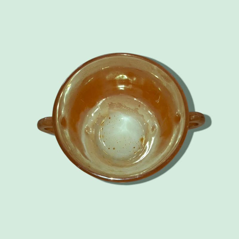 Vintage Anchor Hocking Fire-King Glass Peach