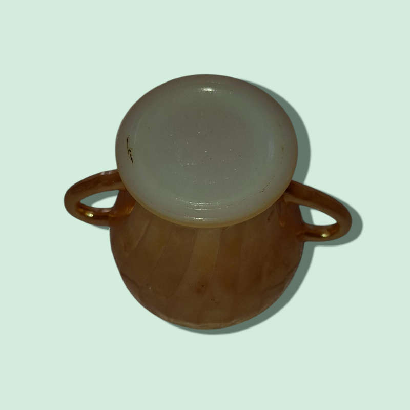 Vintage Anchor Hocking Fire-King Glass Peach