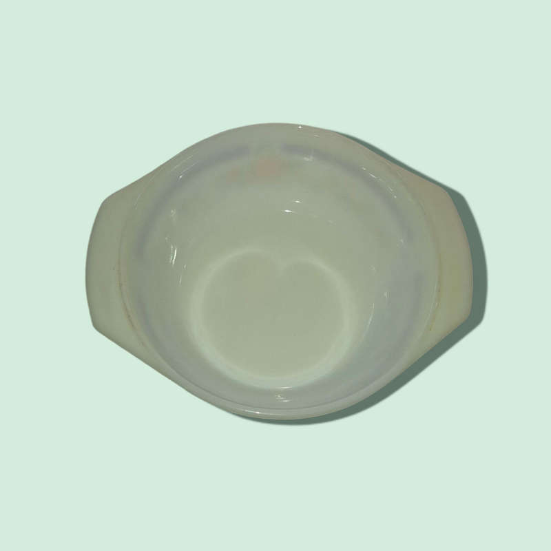 Indopal Milk Glass Casserole