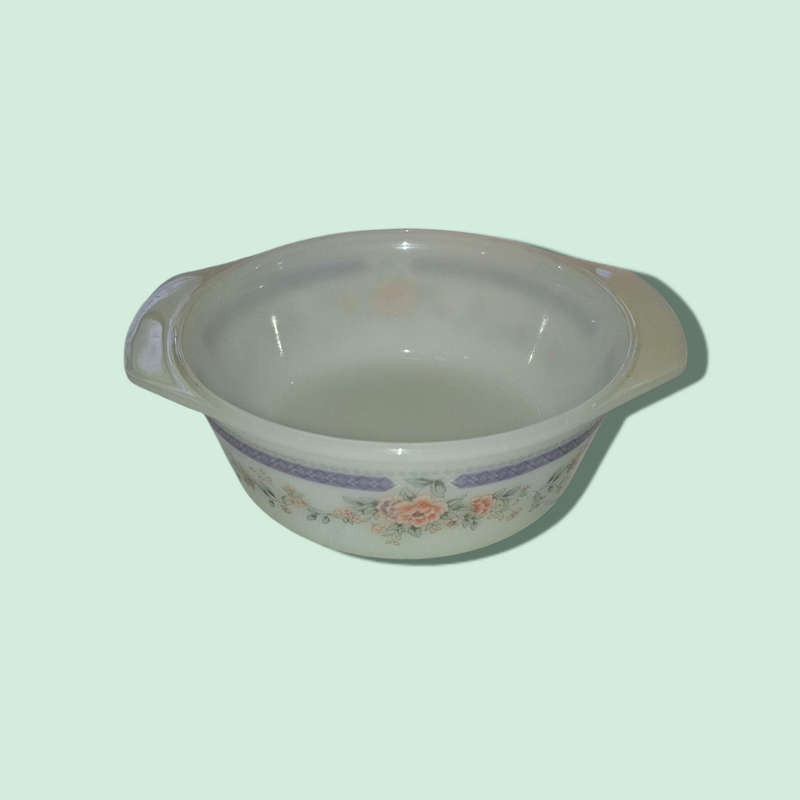 Indopal Milk Glass Casserole