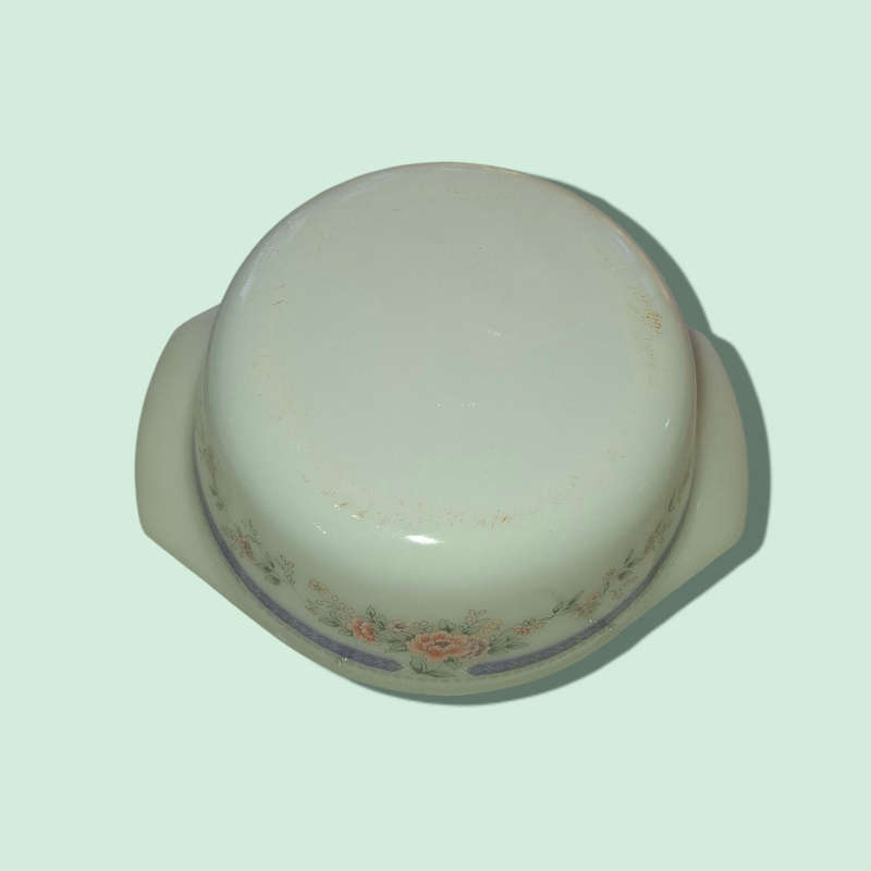 Indopal Milk Glass Casserole