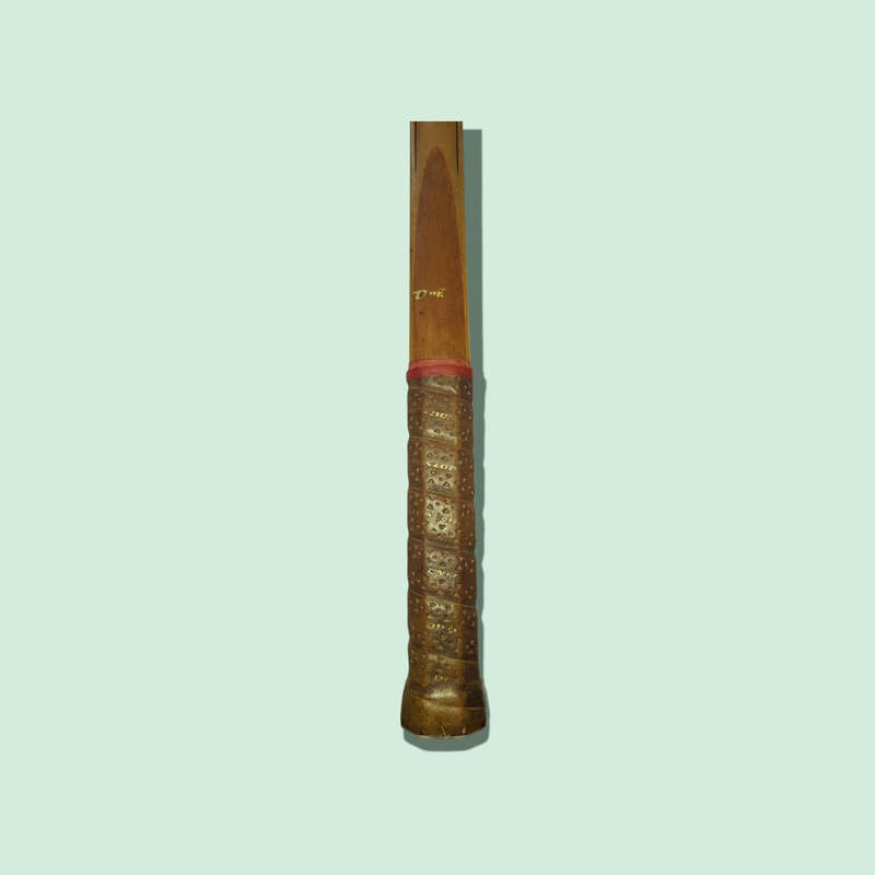 Retro Slazenger squash racquet with Dunlop wooden head guard