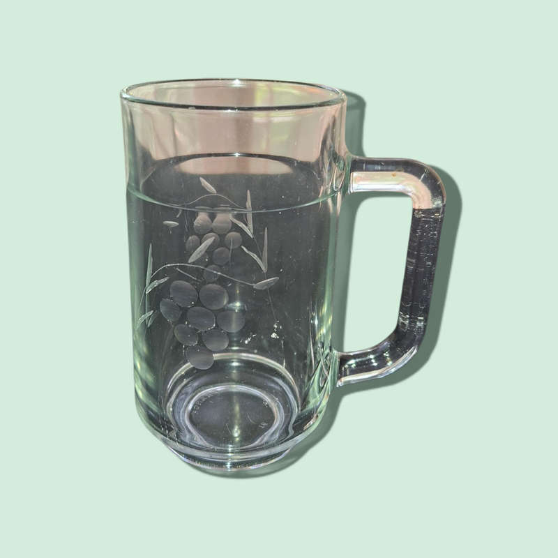 Beer glass made in France