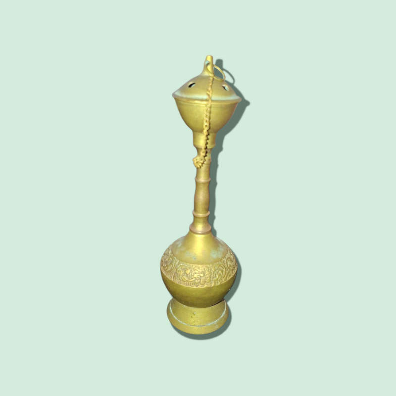 SOLID BRASS INCENSE STICK CONE BURNER HOLDER