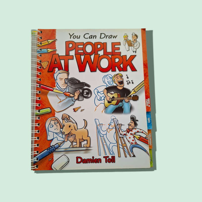 You Can Draw by Damien Toll (2006, Spiral/Hardback): 8 Books In 1