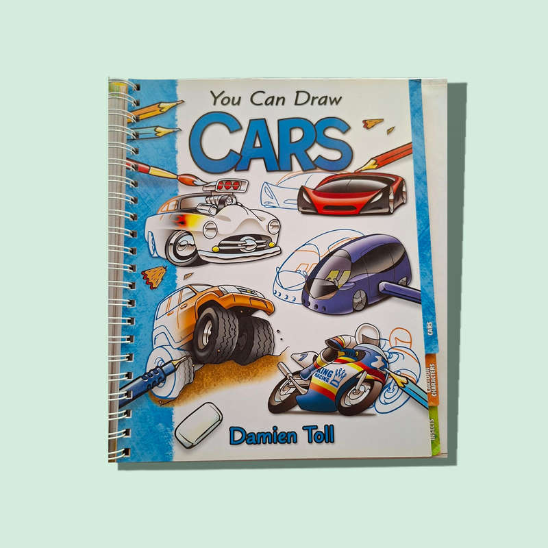 You Can Draw by Damien Toll (2006, Spiral/Hardback): 8 Books In 1