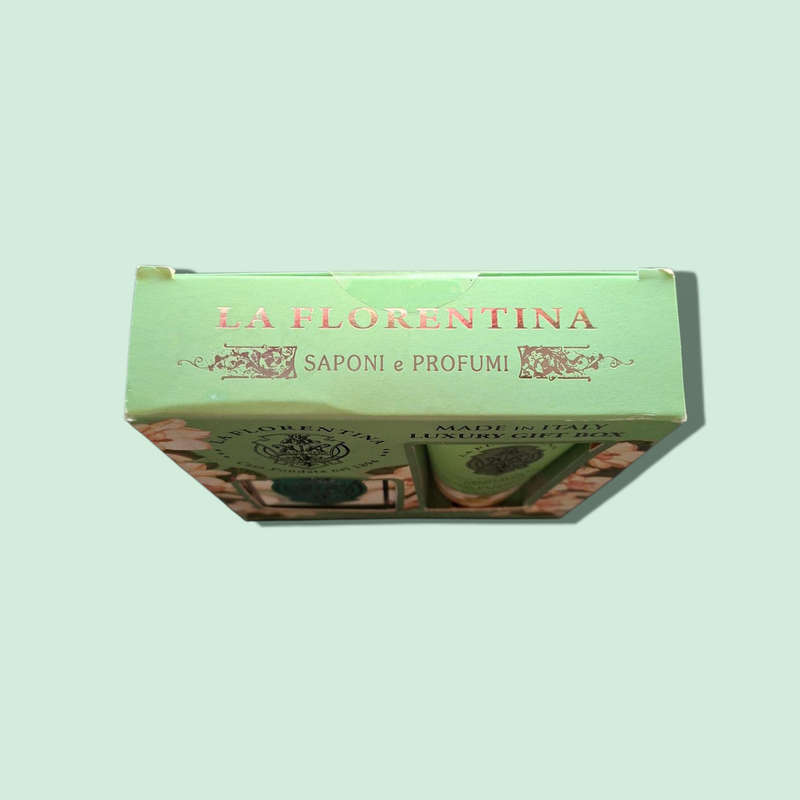 LA FLORENTINA LUXURY GIFT BOX BAR SOAP & HAND CREAM FRESH MAGNOLIA MADE IN ITALY