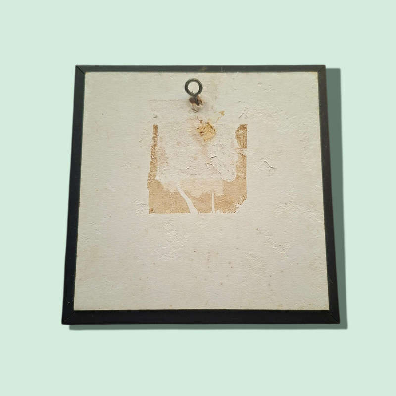 VINTAGE FRAMED BRASS AFRICAN ELEPHANT Rhino heat and giraffe