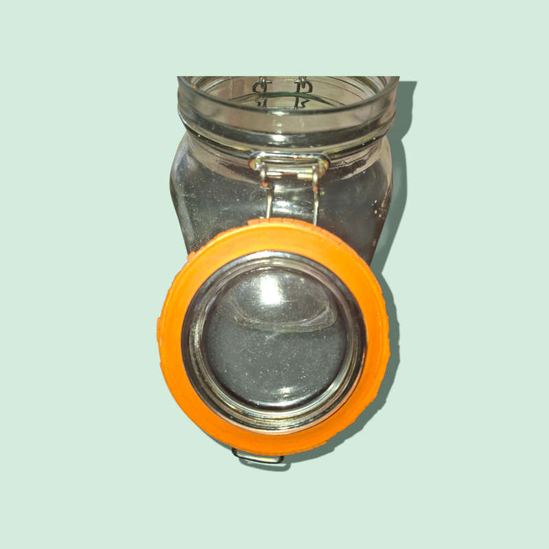 Clip Top Glass Storage Jars Air tight jar set of 3