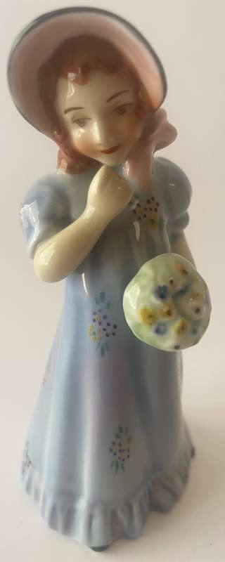 Rare Wade of England porcelain figurine Cynthia 3