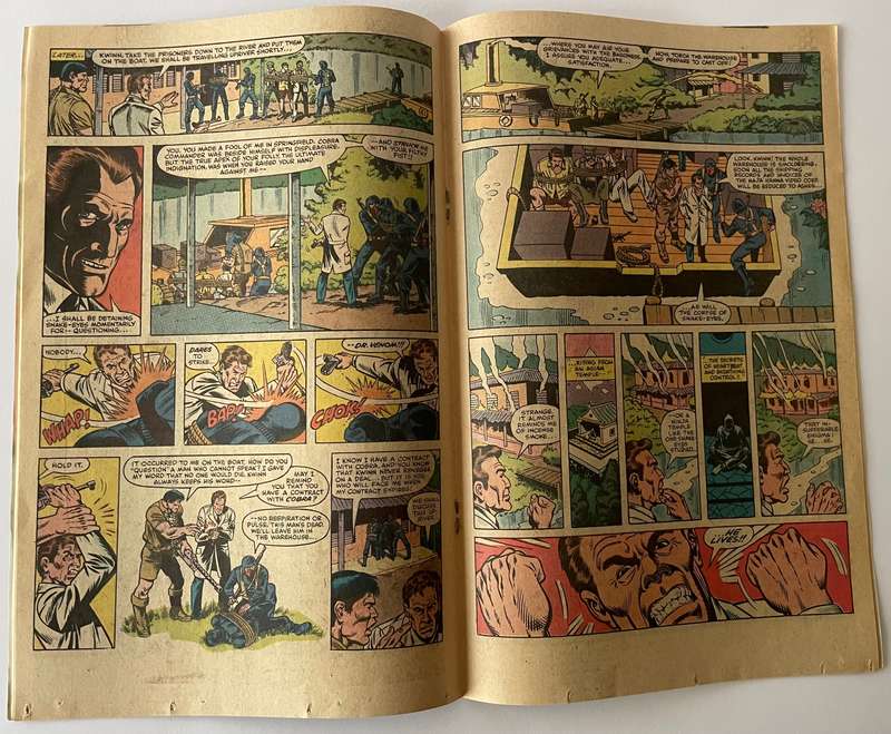 Marvel comic G.I. JOE a real American hero