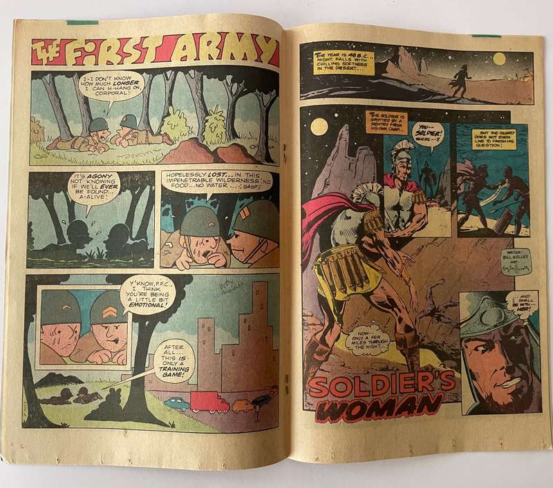 DC Comics SGT ROCK East co. Gets a new C.O. Tarnished brass book 353 June