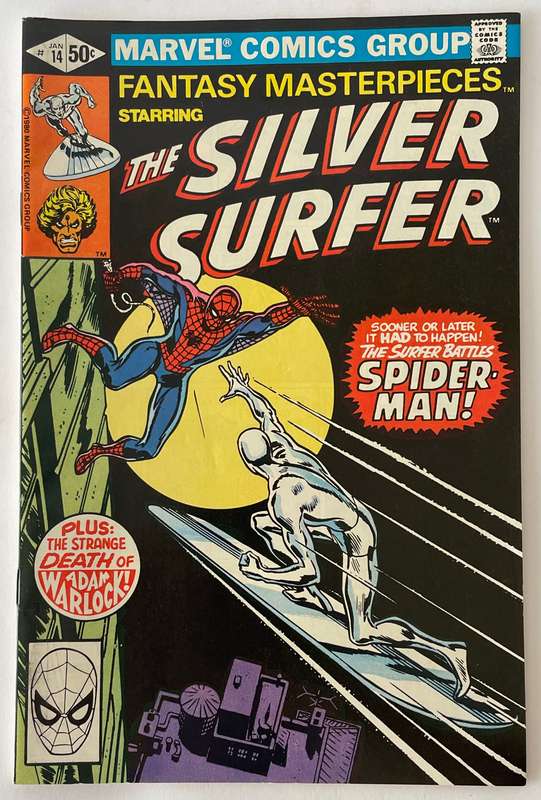 Marvel comics Fantasy masterpieces starring the silver surfer