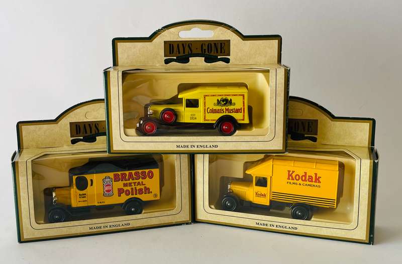 Set of 3 Lledo the days gone die cast models