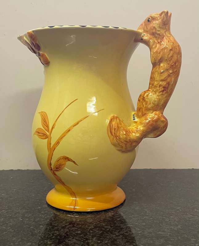 Rare Art deco Burleigh ware squirrel jug