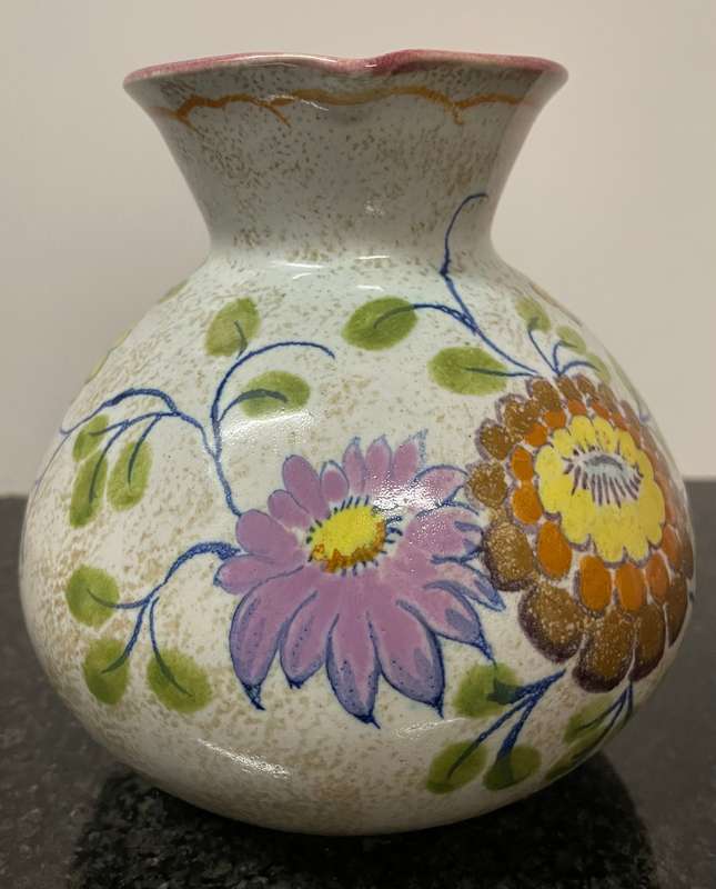 Gouda Jug in the Wipion pattern with rare handle design