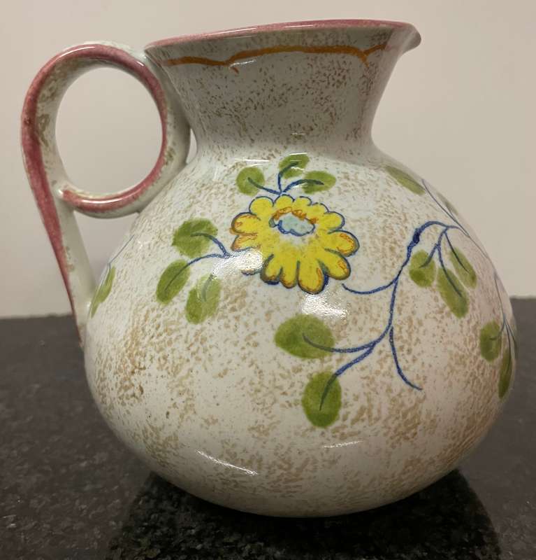 Gouda Jug in the Wipion pattern with rare handle design