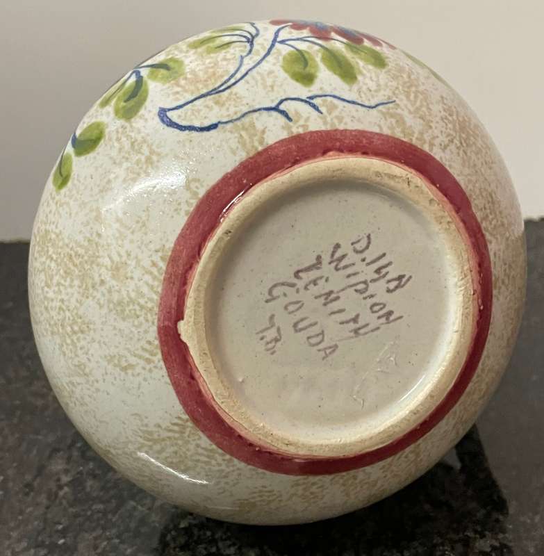 Gouda Jug in the Wipion pattern with rare handle design