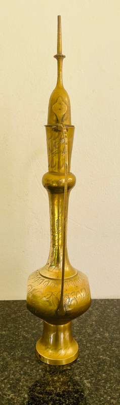 Beautiful Brass Indian dallah coffee pot