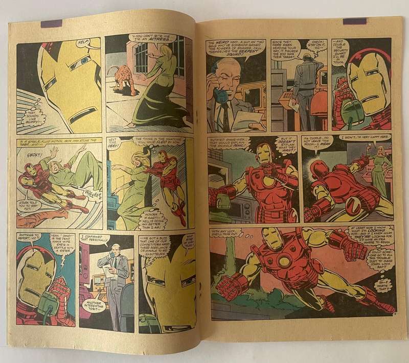 Marvel Comics the Invincible Iorn-Man #160 The Serpent Squad from July 1982