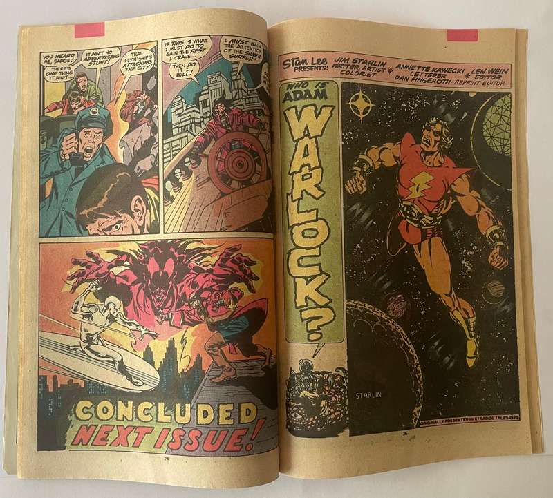 Marvel comics Fantasy Masterpieces The Silver Surfer #8 from July 1980