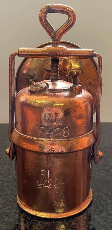 Miners carbide lamp