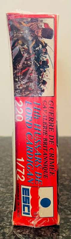 Esci Lord Cardigans 11th Hussars 36 piece unpainted mounted figures 1/72 scale