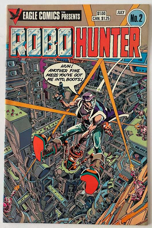 Eagle Comics Robo Hunter # 2 July 1984