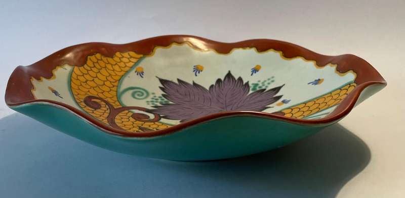 Rare Stunning large Gouda bowl in the broly pattern
