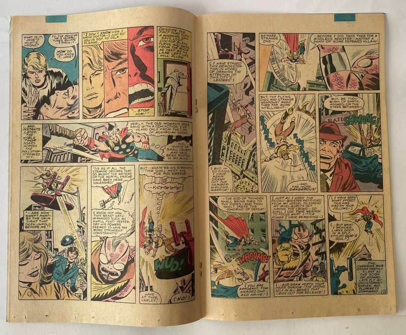 Marvel Comics Team-Up Spider-man and Thor book#115 from March 1982