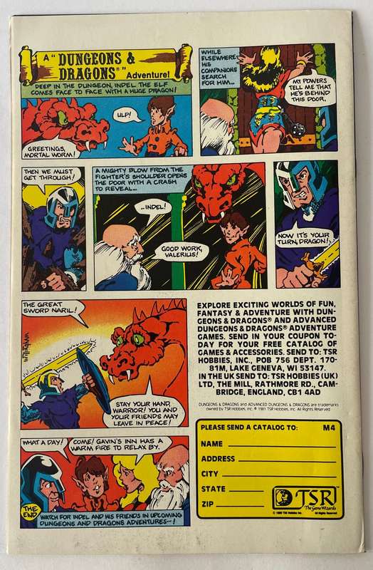 Marvel Comics Team-Up Spider-man and Thor book#115 from March 1982