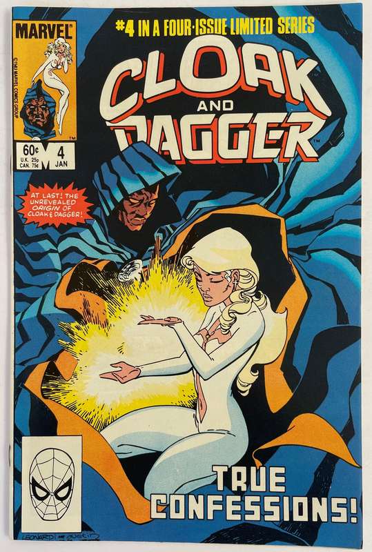 Marvel Comics Cloak and Dagger book#4 in a 4 issue series from January 1983