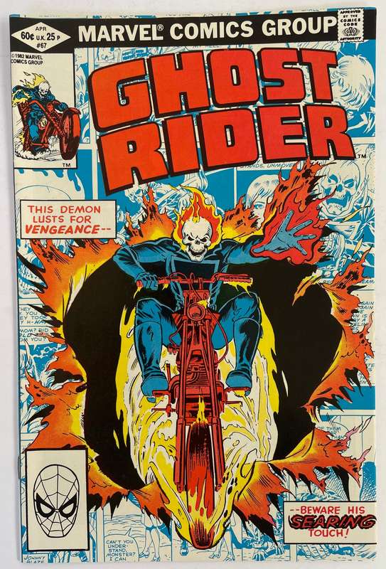 Marvel Comics Ghosts Rider book# 67 from April 1982