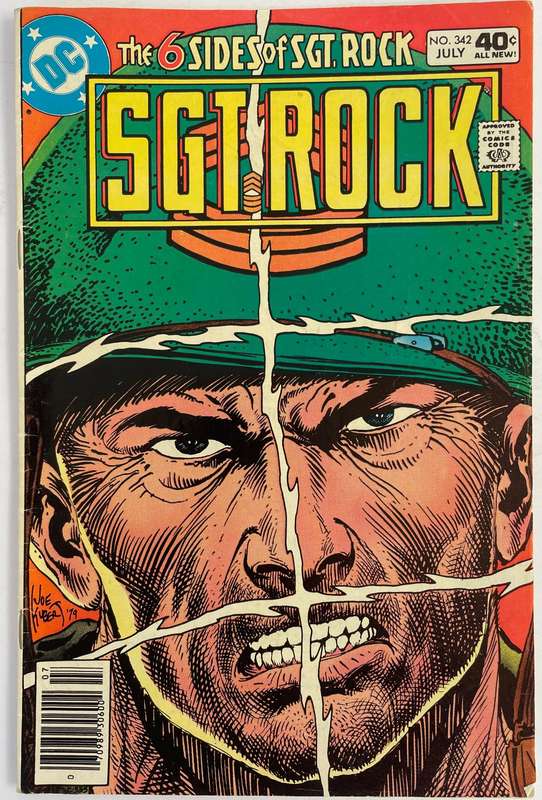 DC Comics SGT Rock book# 342 from July 1980 The 6 sides of Sgt Rock