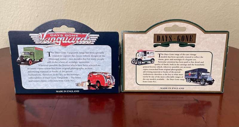 Pair of Lledo die cast models