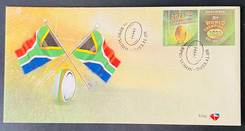 Rare 2023 springbok first day cover 8.140 only 500 issued