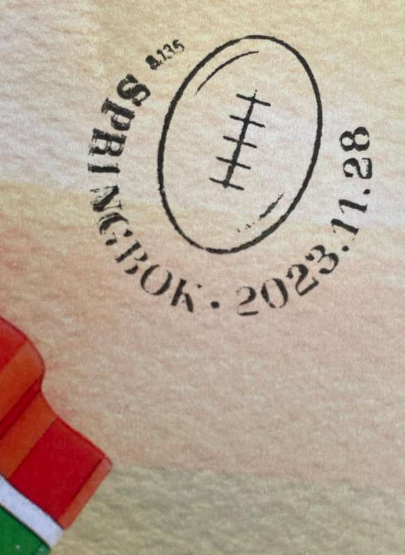 Rare 2023 springbok first day cover 8.140 only 500 issued
