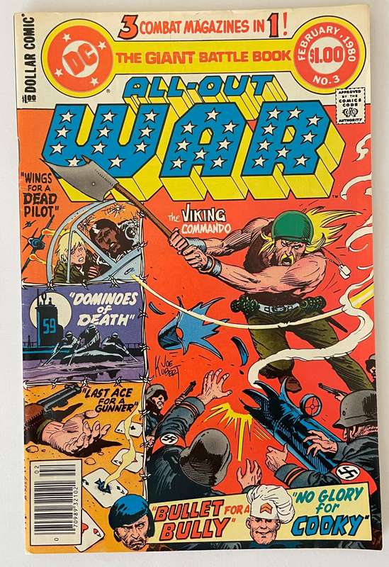 DC Comics All out war 3 combat magazines in 1 from February 1980