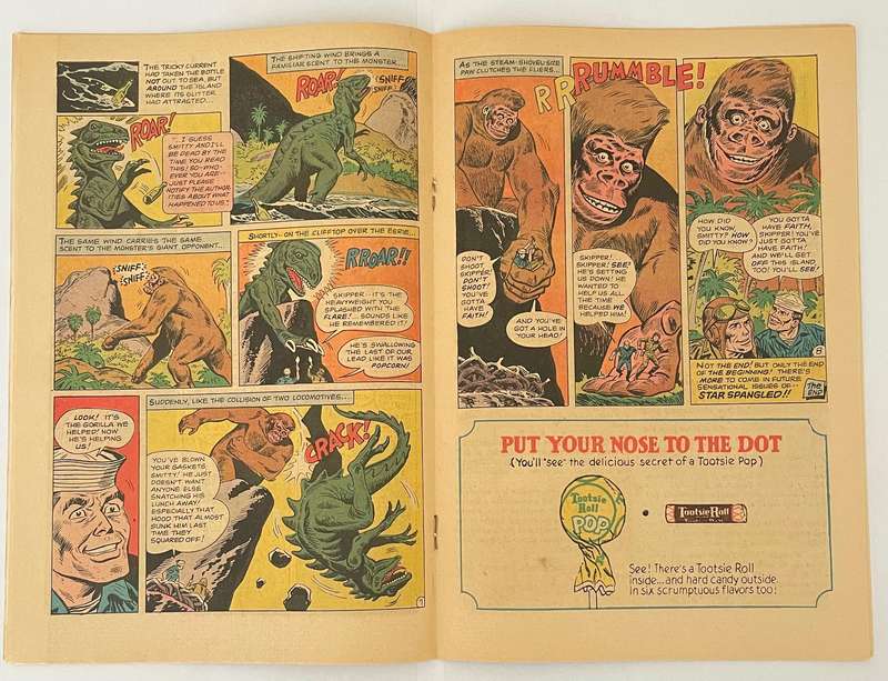 DC Comics Srar Spangled War Stories book#123 from November 1965  the war that time forgot 