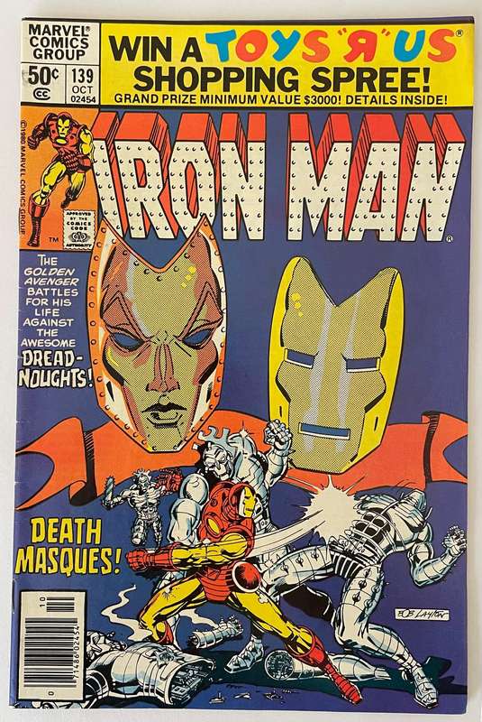 Marvel Comics Iorn-Man book# 139 from October 1980