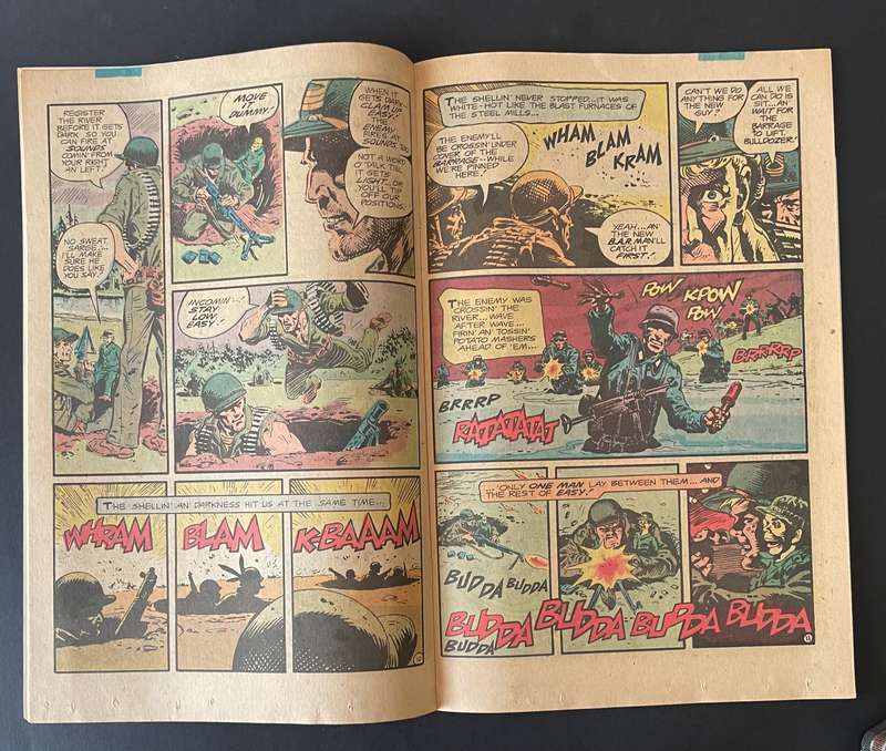 DC comic SGT ROCk featuring the dummy
