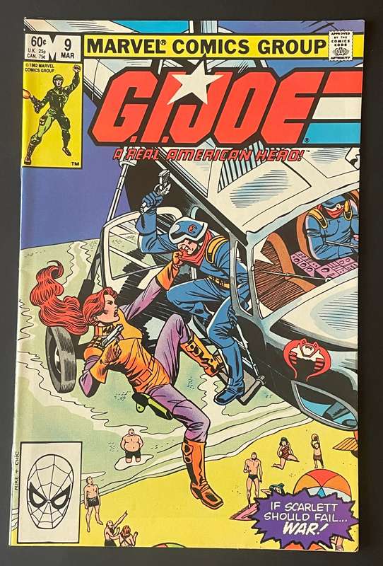 Marvel comics group G.I.JOE A real American hero #9 (March 1983)