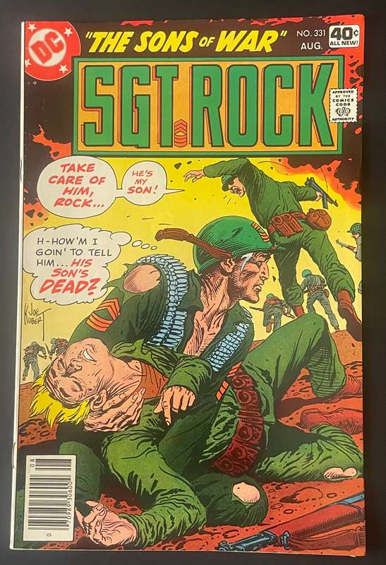 DC Sgt Rock #331 The Sons of War (Aug 1979)