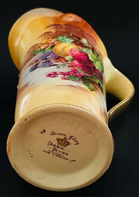 Crown devon Jug - Fieldings pattern - Made in England.