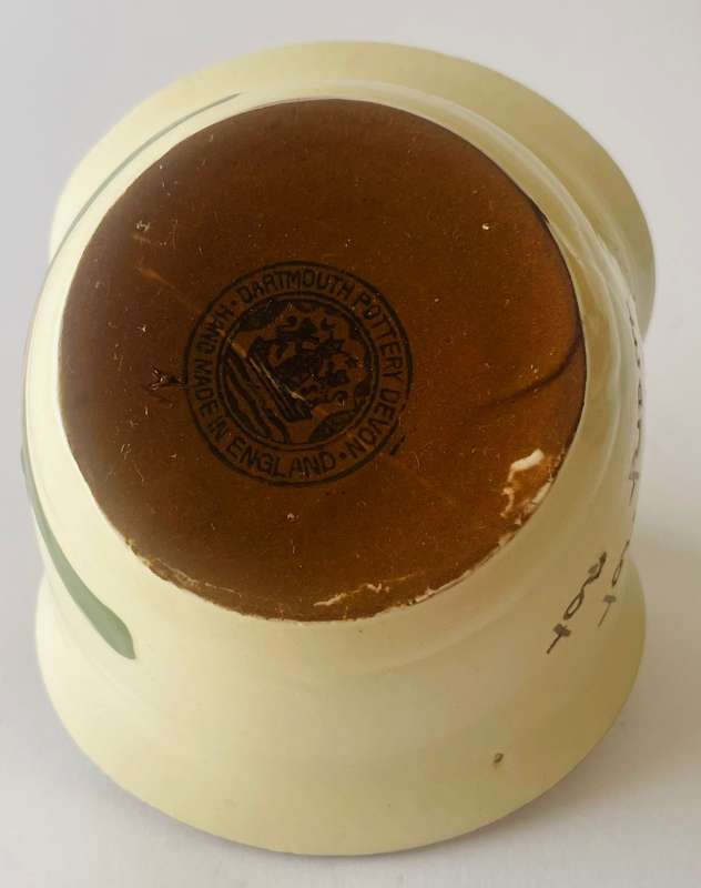 Darthmouth pottery from Devon - "Waste not Want not" serving dish.