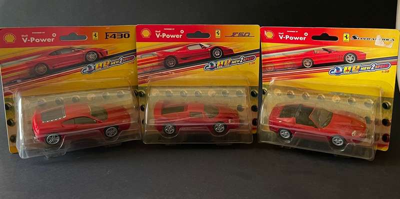 Ferrari - Hotwheels // Shell Promo. - 3 cars