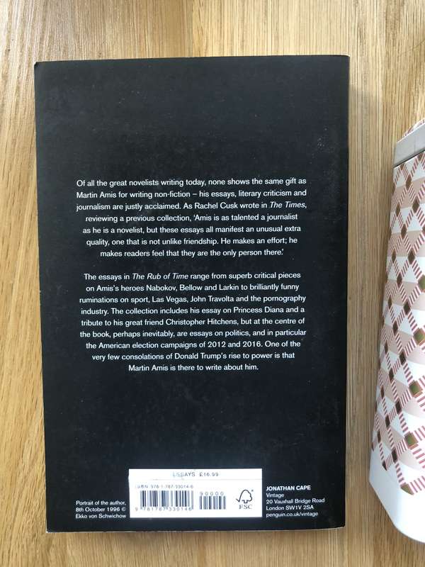 The Rub of Time - Martin Amis