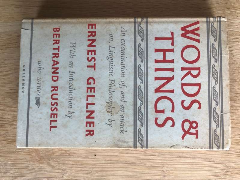 Ernest Gellner - Words & Things