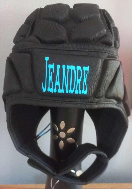 Personalised Rugby scrum cap